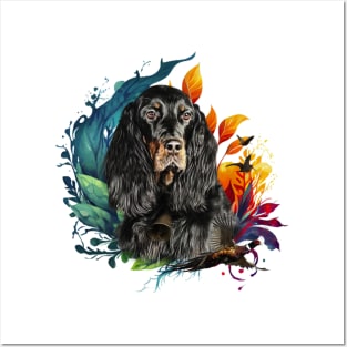 Gordon setter Posters and Art